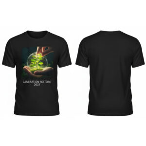 Realistic Seedling Hand Graphic Tee